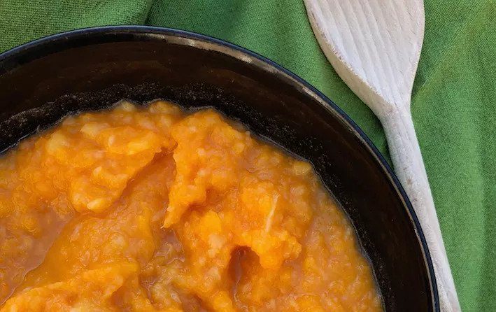 Bone broth vegetable mash