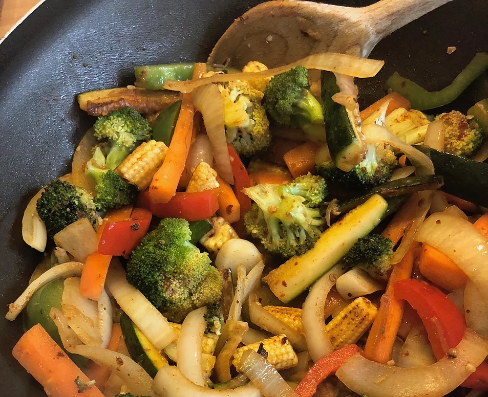 Stir-fry with Baby Sweetcorn